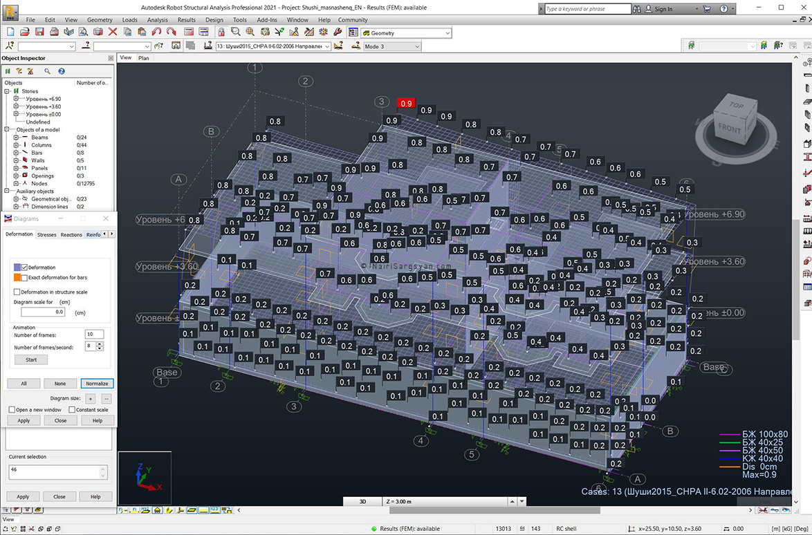 Earthquake resistant building project