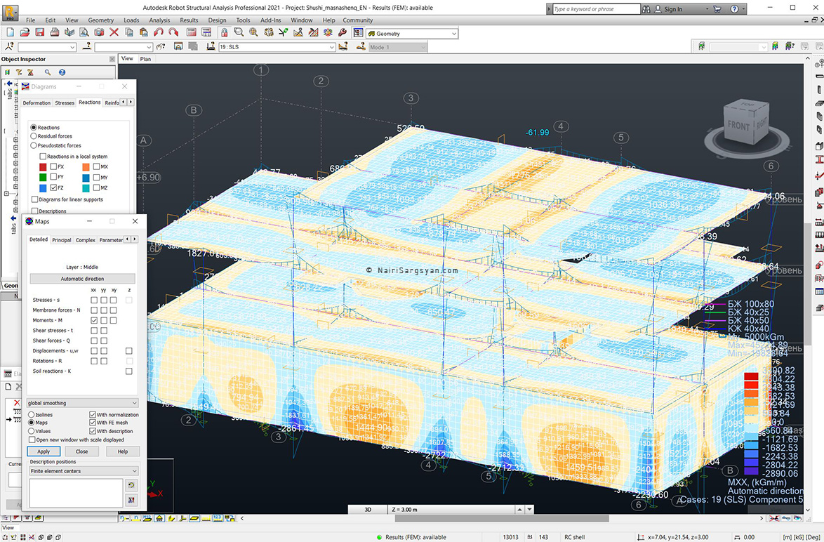 Earthquake resistant building project