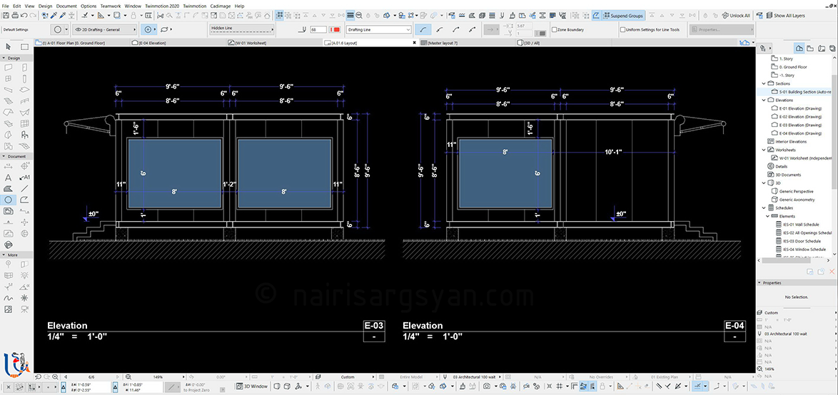 Modular prefabricated house