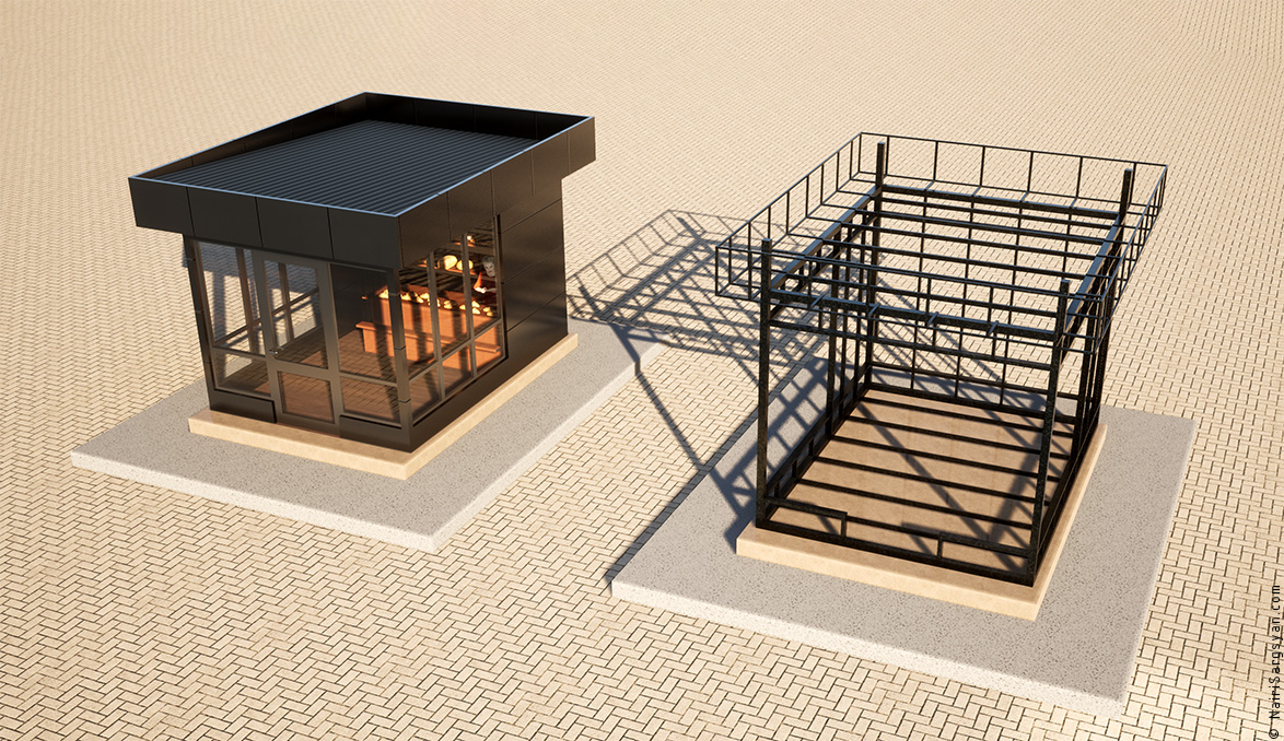 Modular pavilion project