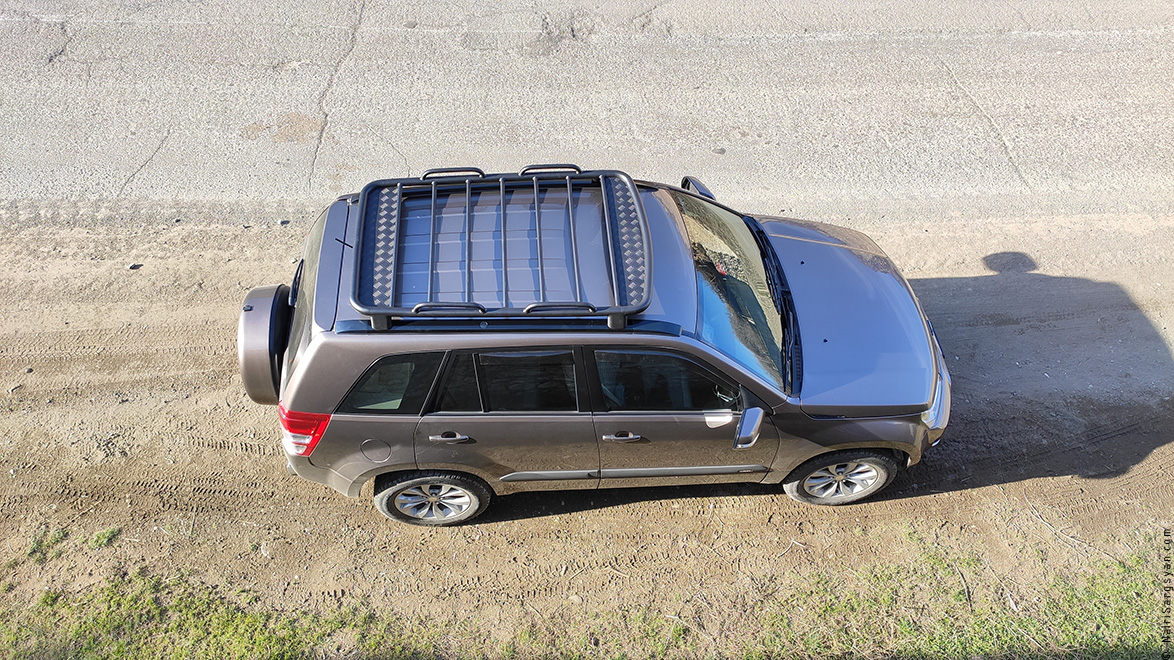 Aluminum expedition roof rack for Suzuki Grand Vitara 3