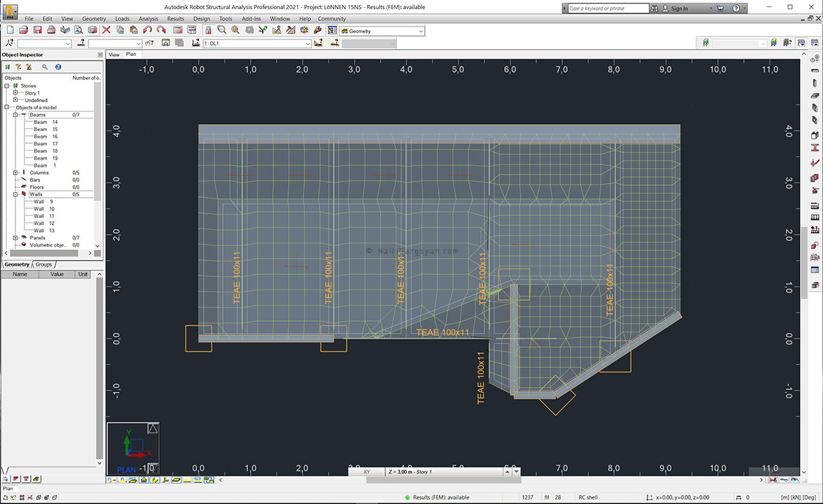 Robot Structural Analysis