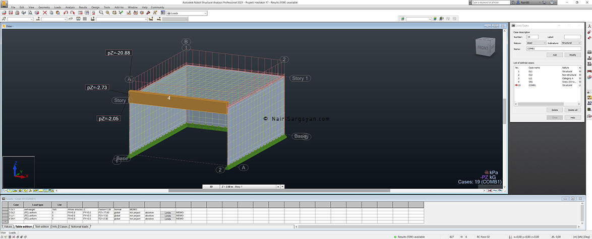 Robot Structural Analysis